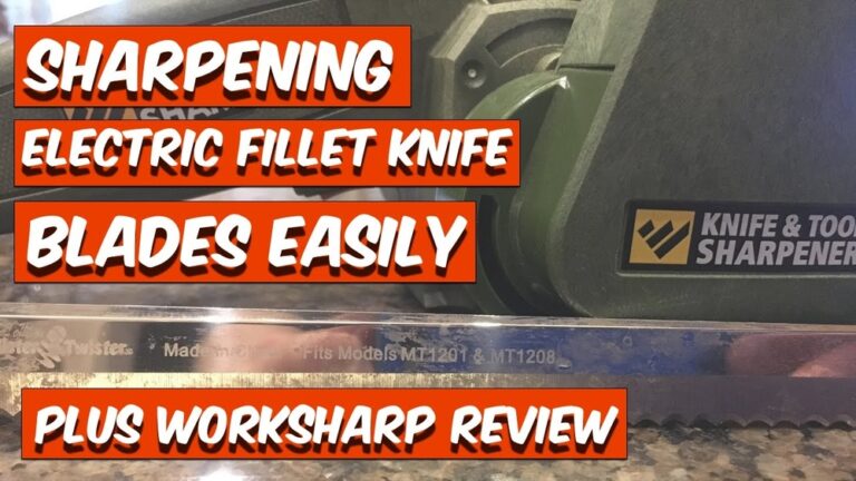 How to Sharpen Electric Fillet Knife Blades