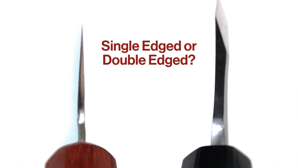 Single Vs Double Bevel Knife